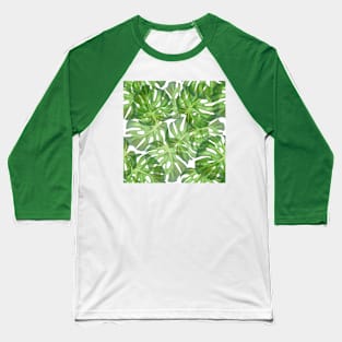 Monstera Forest Baseball T-Shirt